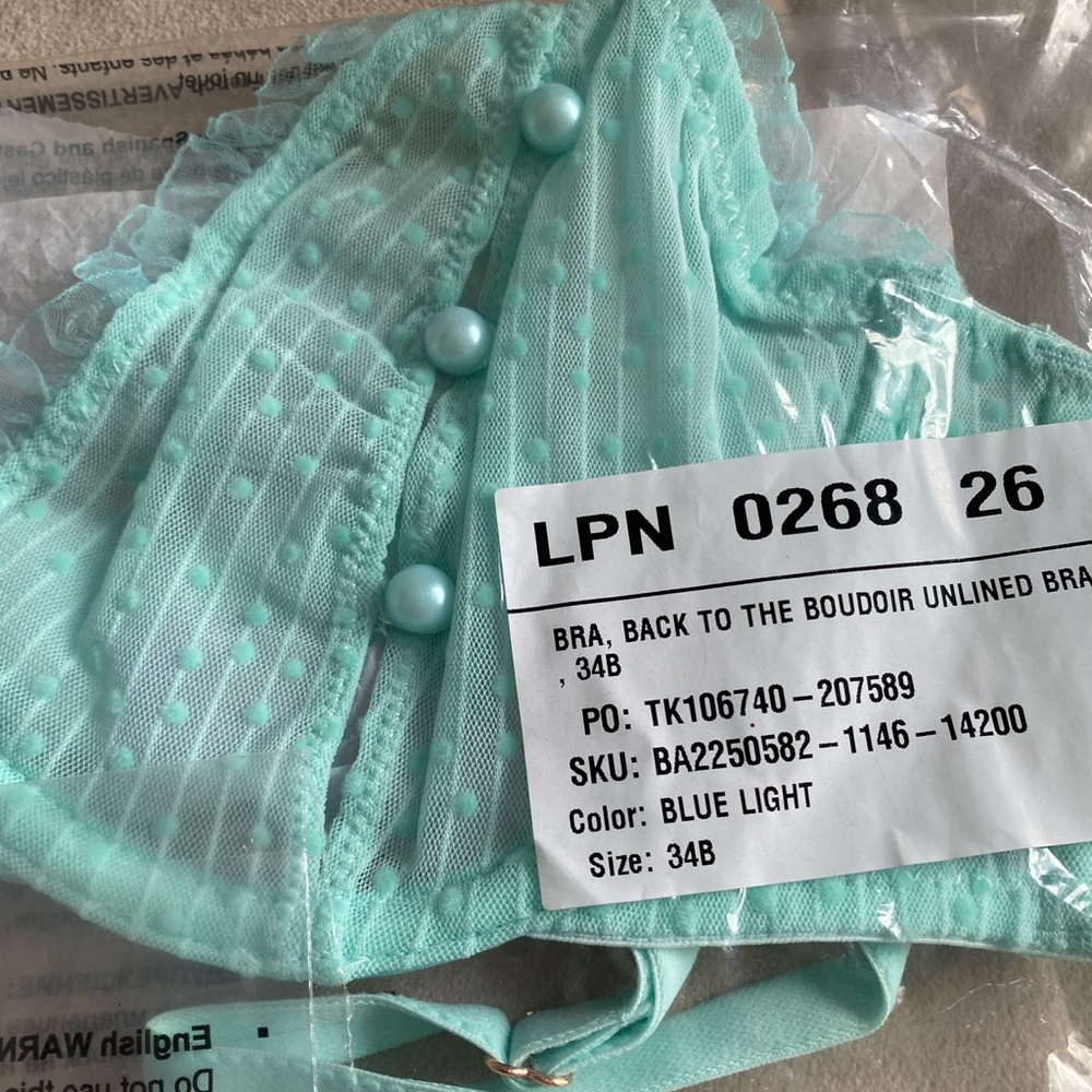 Savage X Fenty Blue Light Boudoir Baddie Set - Picture 13 of 16